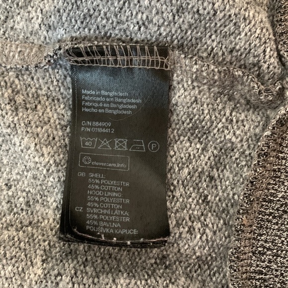 H&M Full Zip-up Grey Sweatshirt- Size Small - Picture 6 of 7